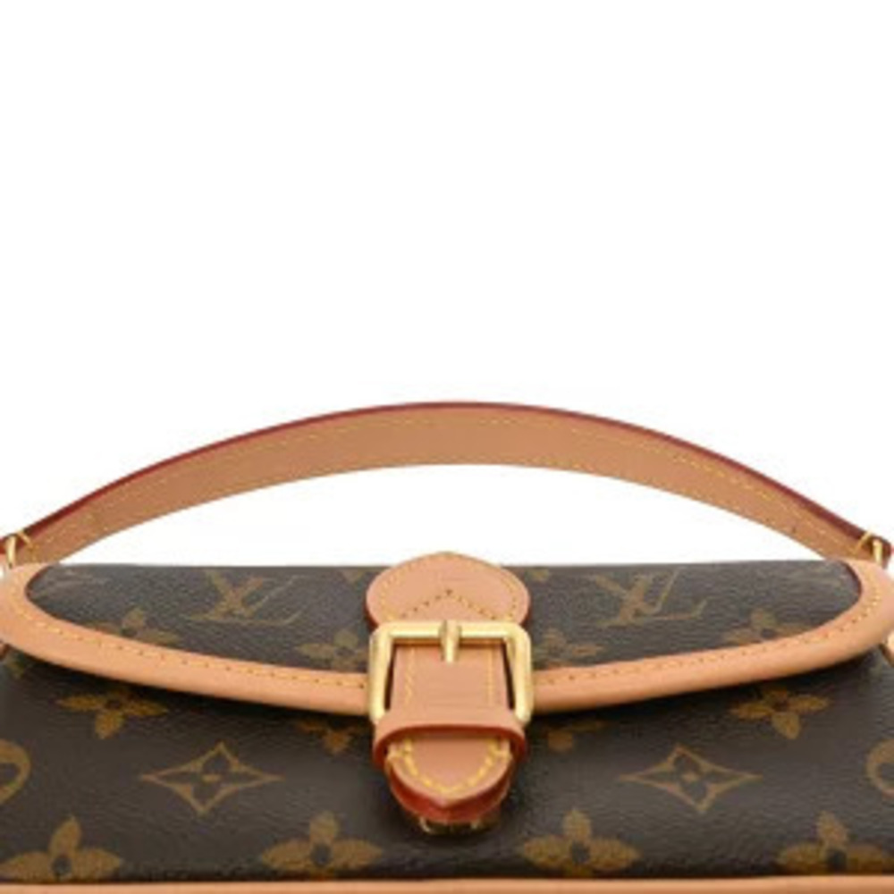 Louis Vuitton Monogram Diane Brown Canvas Shoulder Bag - Picture 4 of 7